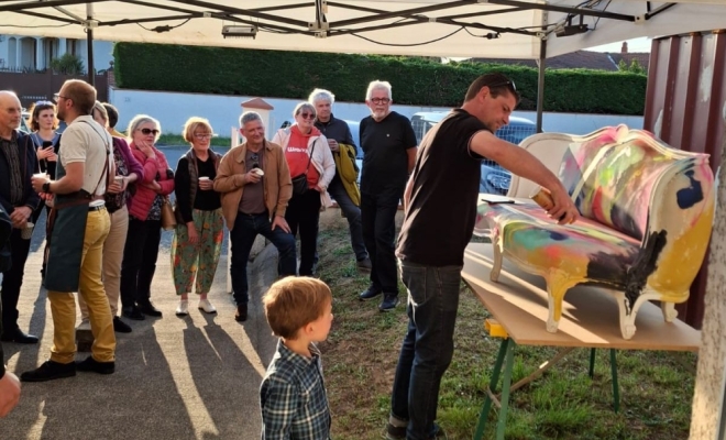 soirée maitre artisan Le Couturier du Mobilier Gagnac sur Garonne